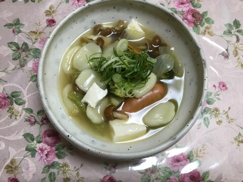 野菜たっぷりのすいとん鍋